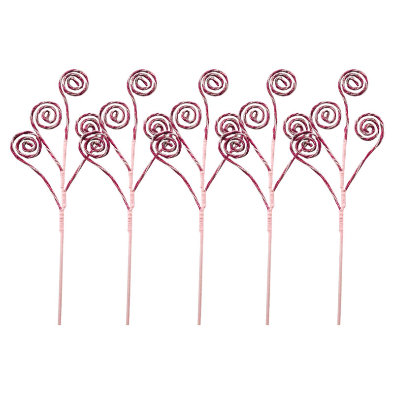 Tourbillons, Rose / rouge / argenté