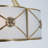 4-Light 17" Modern Gold Drum Chandelier