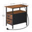 End Table with Built-In Outlets