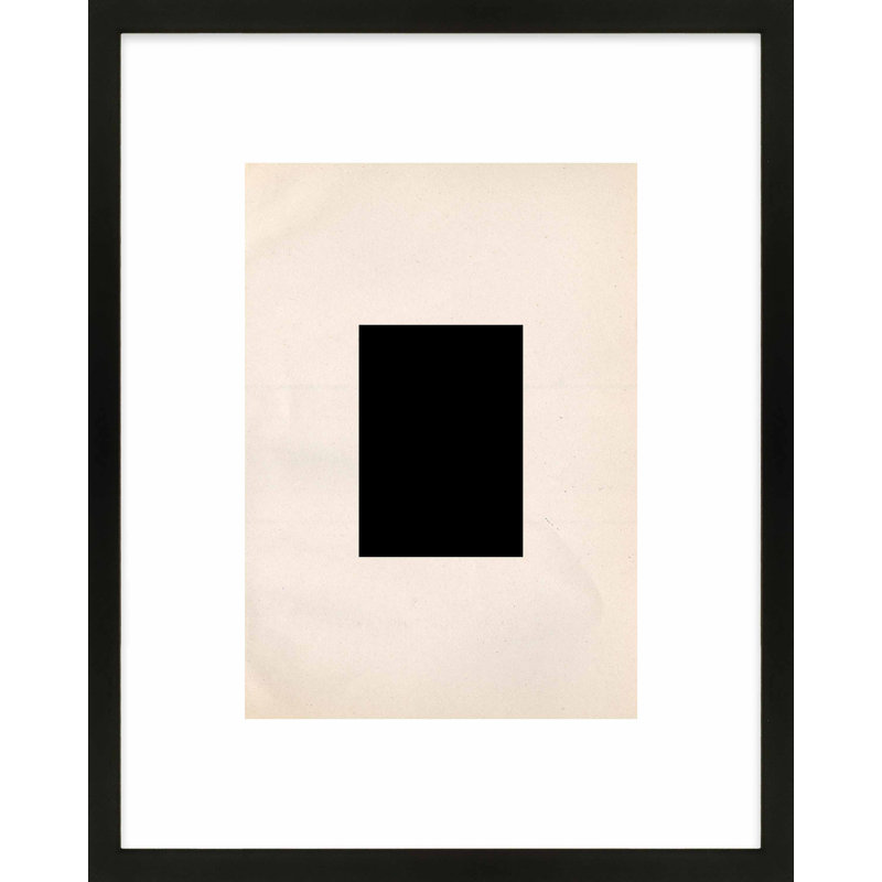 "Construction 3" par Eleni Psyllaki pour Paradissi, art numérique, Cadre noir, H 25 po x l 20 po x P 1,25 po