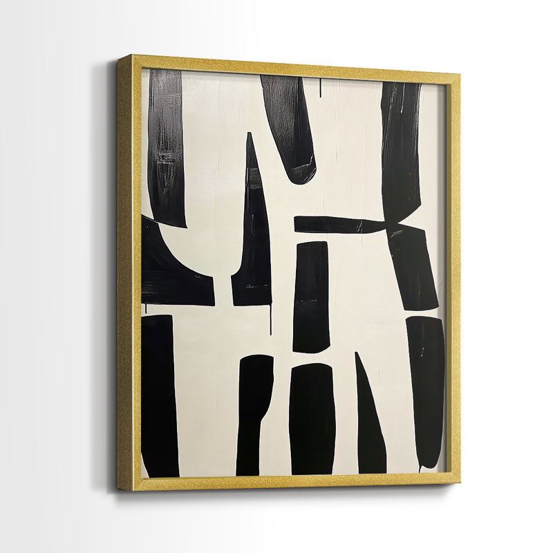 Série ABSTRACT DCLxxxvii - reproduction encadrée de qualité supérieure - prête à être accrochée - aucun clou requis