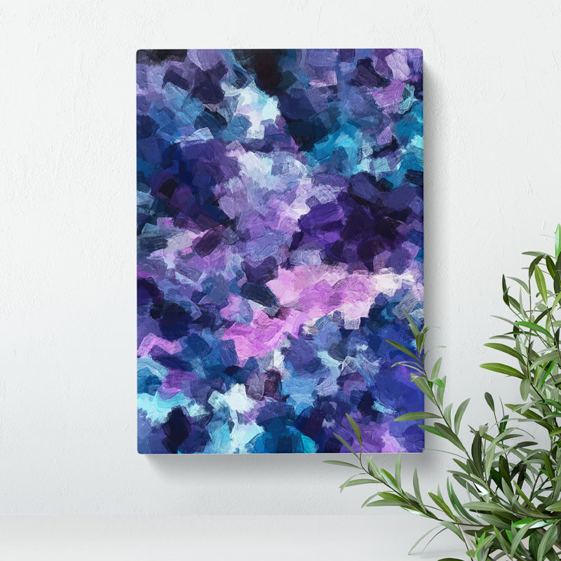 Nightlife Abstract - Wrapped Canvas Painting, 76cm H x 50cm W x 3cm D