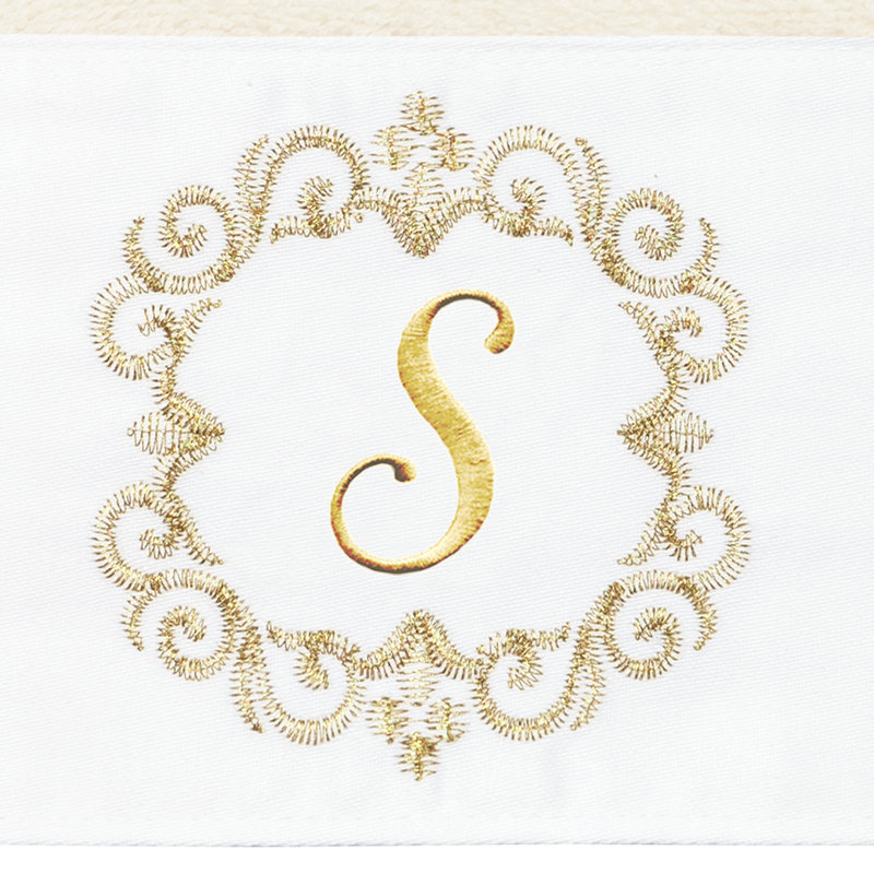 Winston Porter 100% Turkish Cotton MONICA 2PC Embellished Hand Towel Set, S