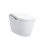 Toilette intégrée pour bidet TOTO® NEOREST® LS à double chasse 1,0 ou 0,8 GF, blanc coton avec bordure noire