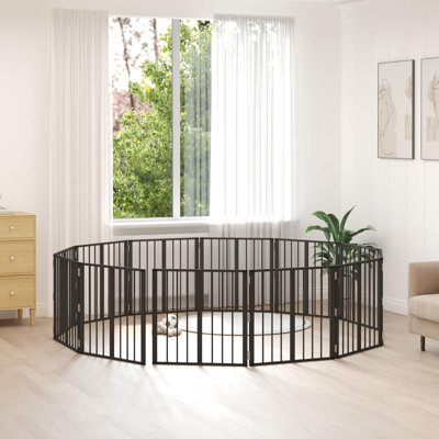 Galvanised Steel Free Standing Pet Gate