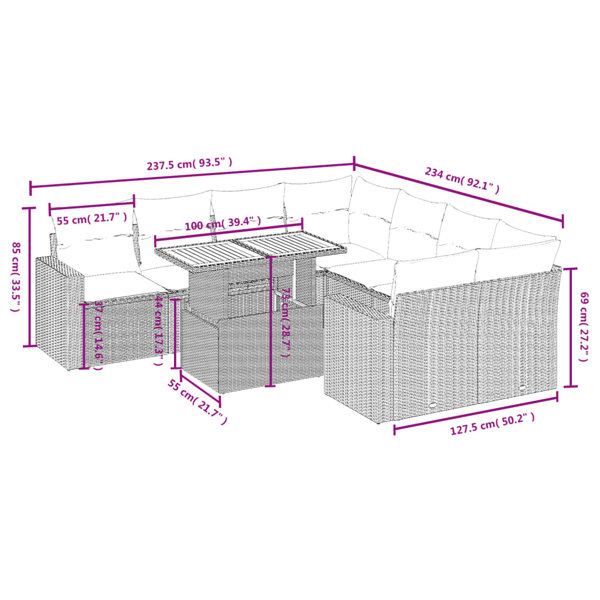 Dimensions du produit