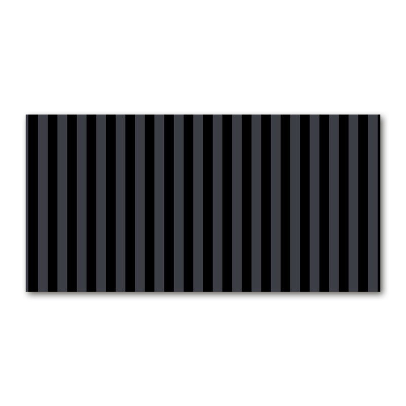 Black And Grey Stripes - No Frame Print on Canvas