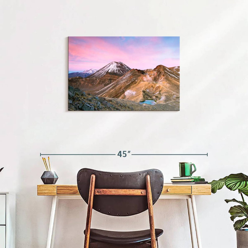 Senne Tongariro Mountainscape, 20" H x 30" W