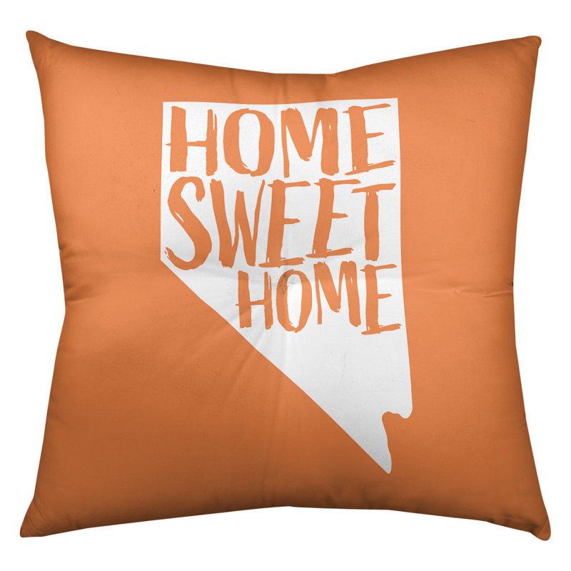 Coussin de sol touffeté home, 26 po x 26 po, Orange, Nevada