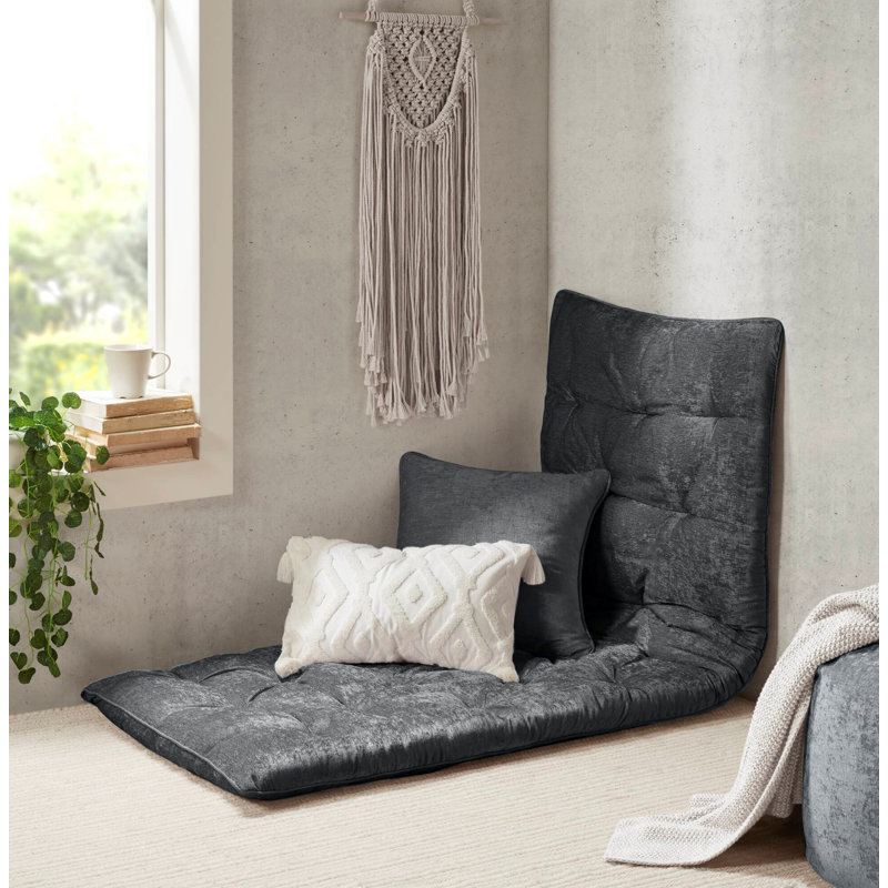 Coussin de sol en chenille de polyester - 27 po x 74 po
