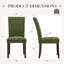 Chaise de salle à manger rembourrée Nailhead-1896641336