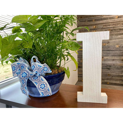 Text & Numbers Letter Block
