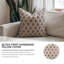 Coussin décoratif à imprimé floral Fabposine Block, coussin décoratif Genda, peint à la main, format d'intérieur - 16 x 16 po-989046922