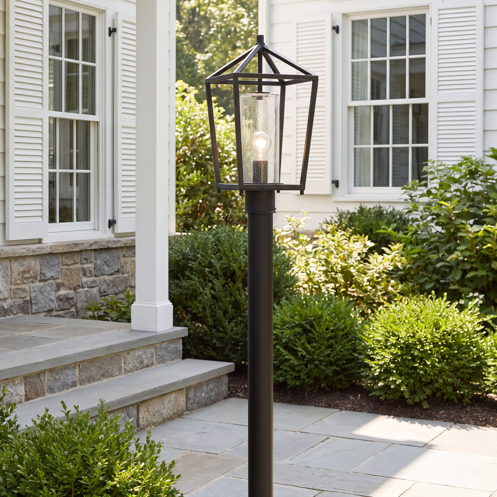 Alicia Seeded Outdoor Lantern Head