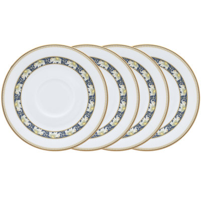 Noritake Tusker Garden Set Of 4 Saucers, 6"