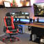 JL Comfurni JD-S0 Adjustable Armrest and Adjustable Headrest PC & Racing Game Chair-86593336