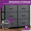 8 Drawer  Chest of Drawers 85.6cm W Bedroom Drawers-488188833