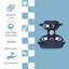 Harnais pour animal de compagnie Arlo-112400925-133570098