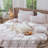 MooMee Striped Duvet Cover Set 100% Washed Cotton Linen Like Textured-117586339-112681251