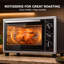 HOMCOM Toaster Oven with Rotisserie