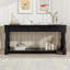 Console de 63 po, tiroirs et tablette pour le vestibule - Espresso-129911497-129911499-129911501-129911503