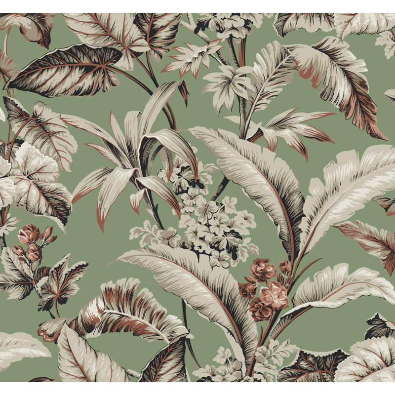 Papier peint Heiti, Vert