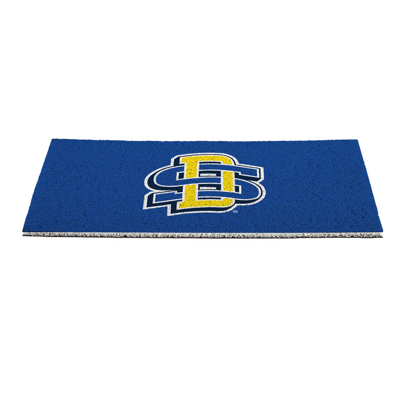 Tapis polychrome en PVC, 16 po x 28 po, South Dakota State University