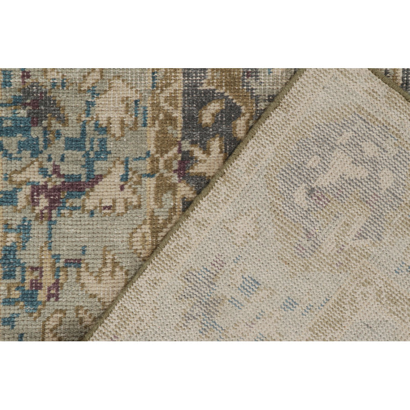 Hand Woven Cotton and Wool Area Rug