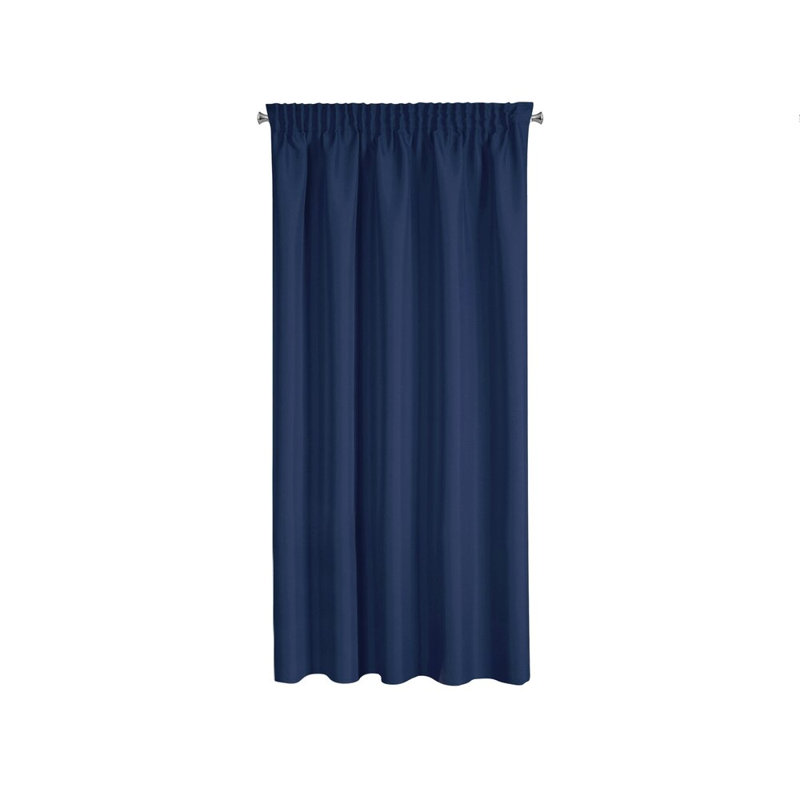 Rita Semi Sheer Curtain, Blue