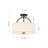 2-Light Dimmable Drum Semi Flush Mount-1824699833