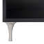 Silhouette 2-Drawer Nightstand in Black