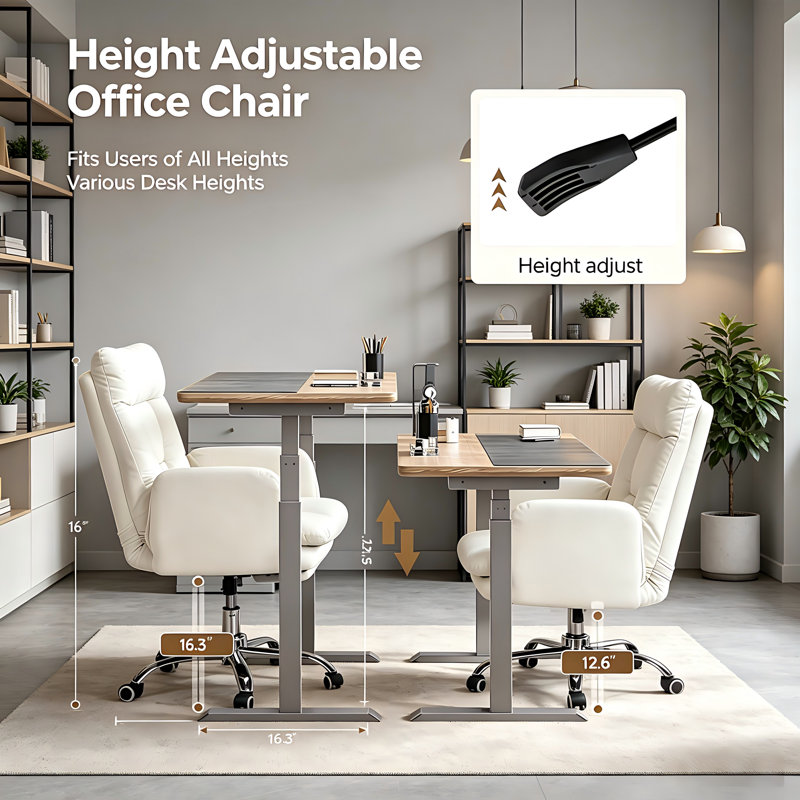 Big & Tall Ergonomic Office Chair with Footrest, 180° Reclining Computer Desk Chair with Flip-Up Armrests for Cross-Leg Sitting & Pets