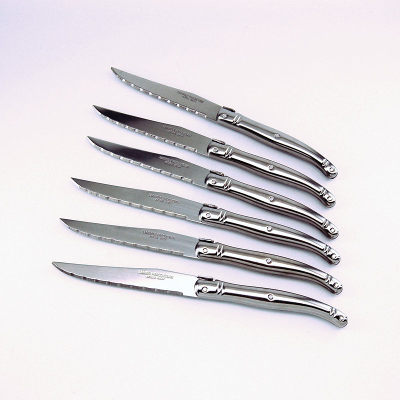 Ensemble de couteaux à steak 6 pièces Laguiole Evolution