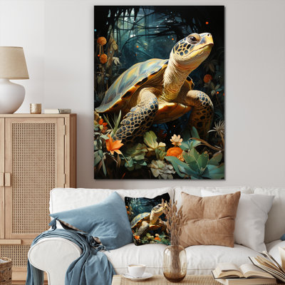 «Turtle Tranquility In The Ocean III», reproduction d'art sur toile