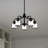 Derrick 5 - Light Steel Dimmable Classic / Traditional Chandelier-1725480258