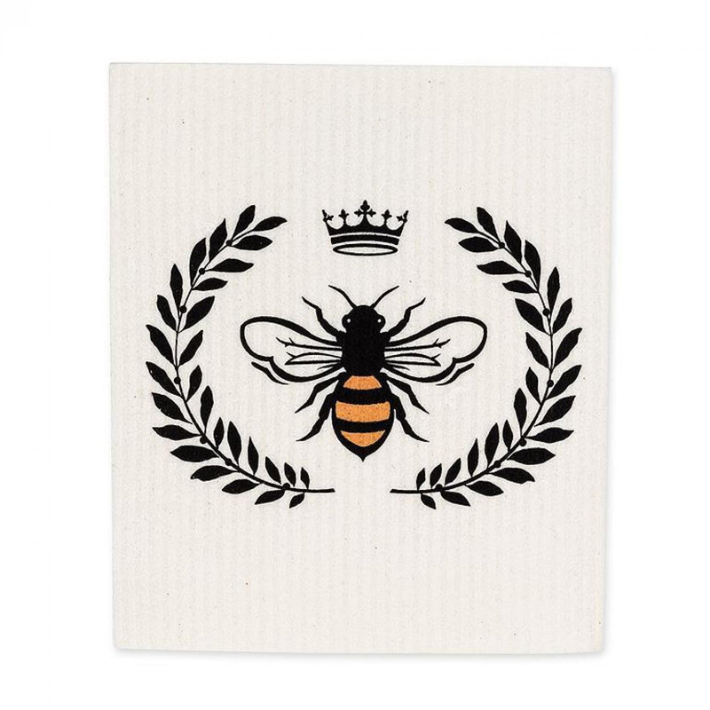 Set Of 2 Bee In Crest Dishcloth