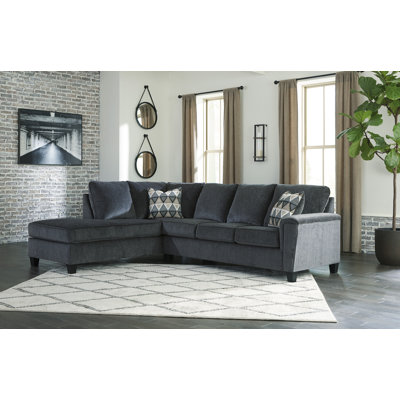 Abinger Smoke 2-Piece Sectional with Chaise