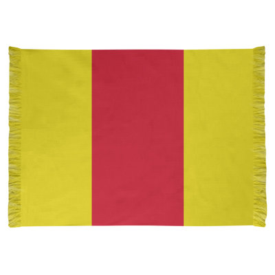 Jaune tissé à plat