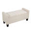 Jade Upholstered Ottoman Storage Bench-113911390