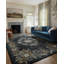 Tapis bleu marine Rifle Paper Co. x Loloi Laurel-93809829