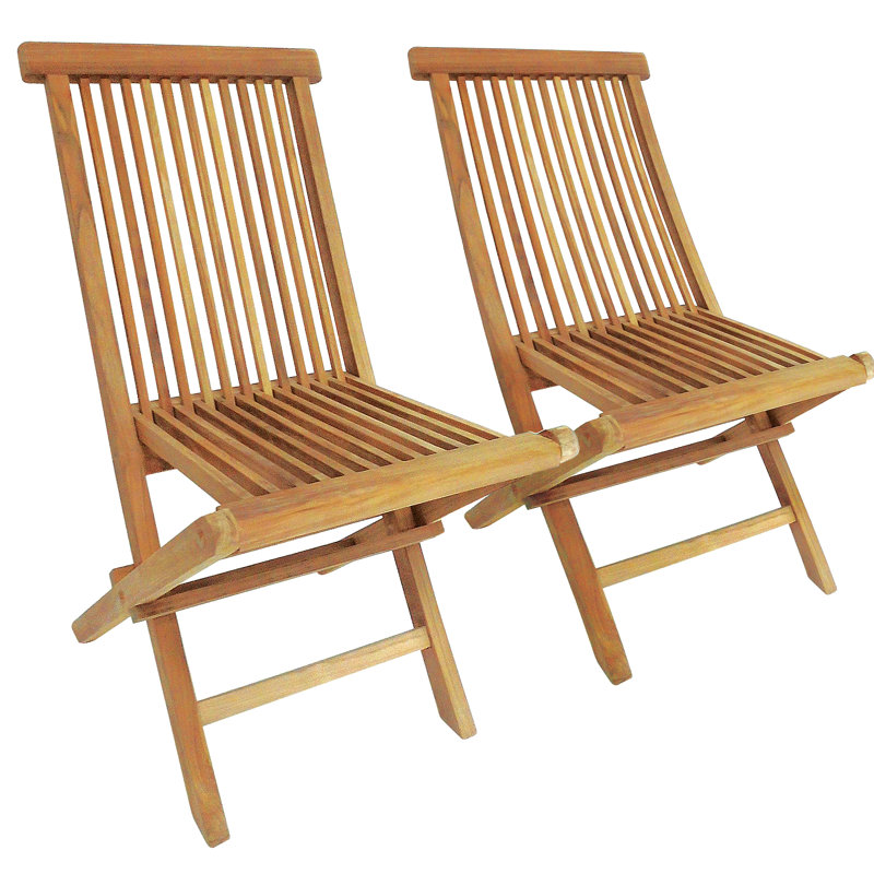 Gagarin Folding Patio Dining Side Chair