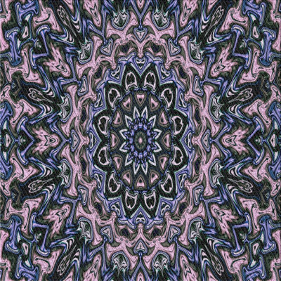 Tapis abstrait rose / mauve