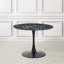 4 - Person Phil Engineered Marble Dining Set with Fabric Upholstered Seats