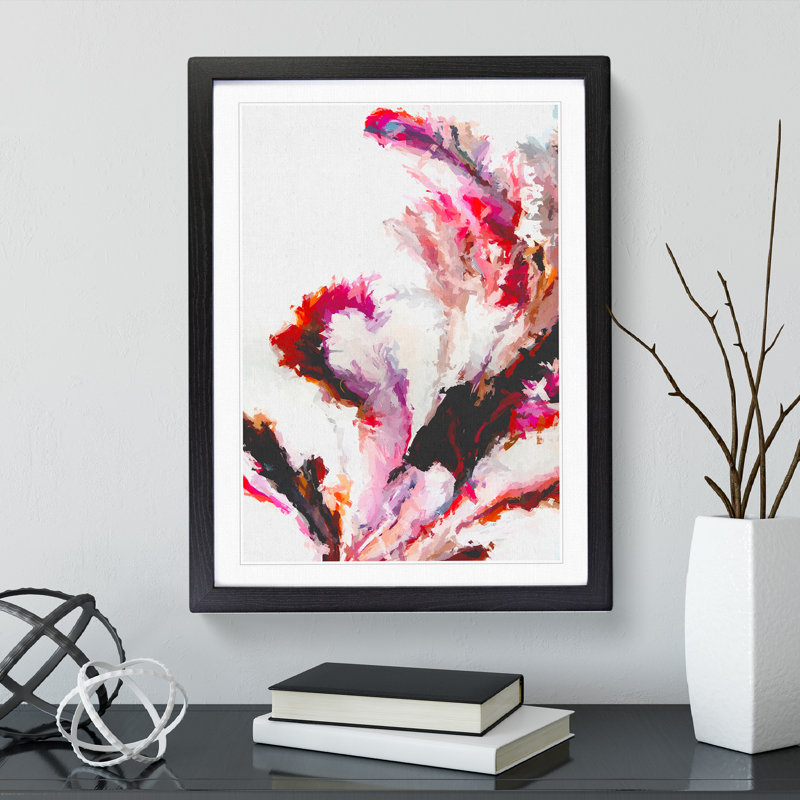 Challenge Of The Elements - Painting, White, Black Framed, 66cm H x 48cm W x 2cm D