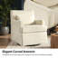Chaise berçante pivotante avec dossier rembourré Jaxon-2027898616