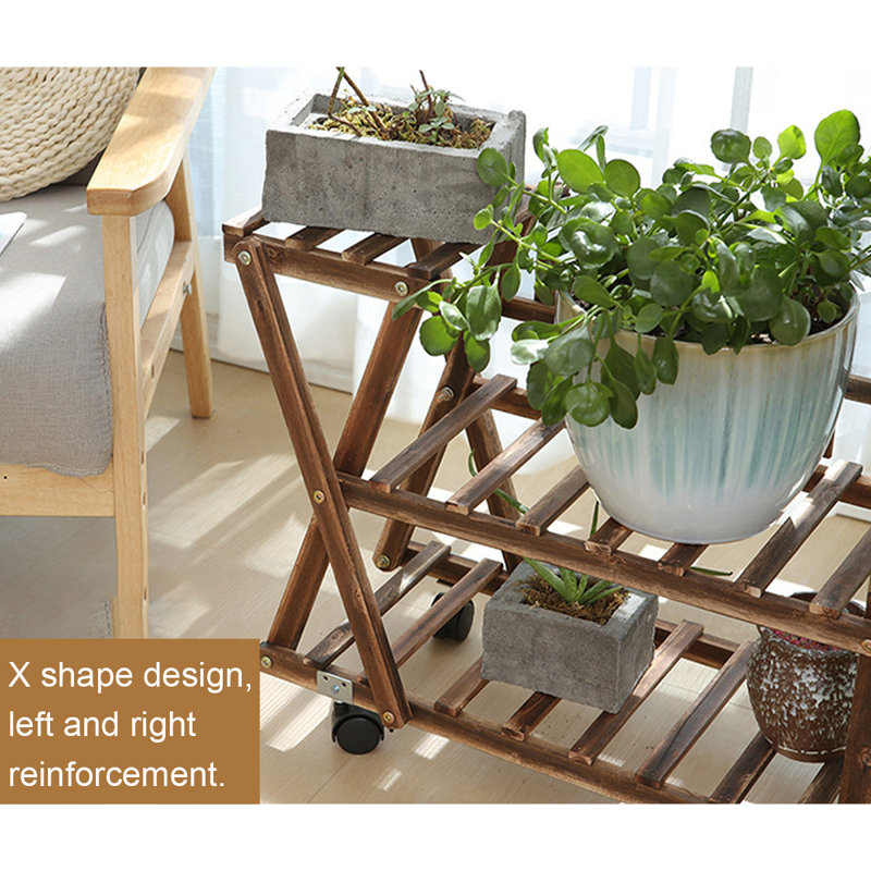 Support à plante jardinière en bois Barbot