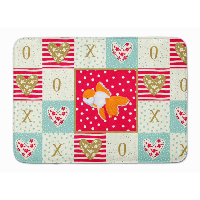 Tapis de cuisine Love, Oranda Cap Goldfish