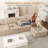 Cloudelle 5 - Piece Corduroy Fabric Sectional-2013568155
