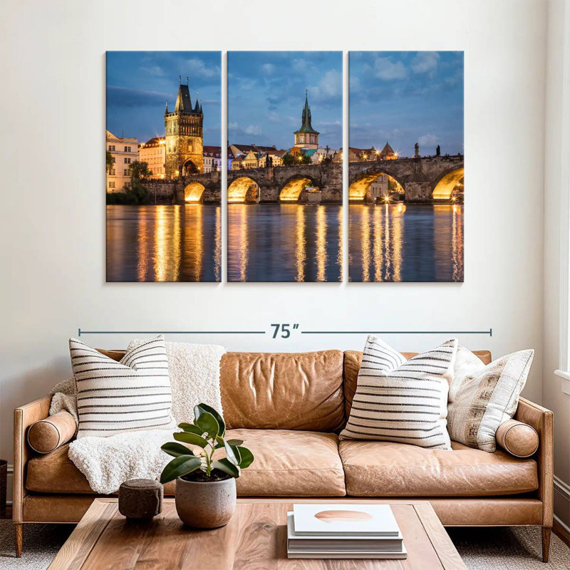 Lilie Charles Bridge, Prague, République tchèque, H 42 po x l 65 po