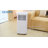 7000 BTU (5100 BTU DOE) 3-in-1 Portable Air Conditioner with 2-Speeds Fan, Dehumidifier, Remote and LCD Panel